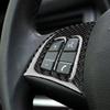 New Car Interior Accessories Carbon Fiber Steering Wheel Button Frame Trim For BMW X5 E70 2010 2011 2012 2013 Car Accessories