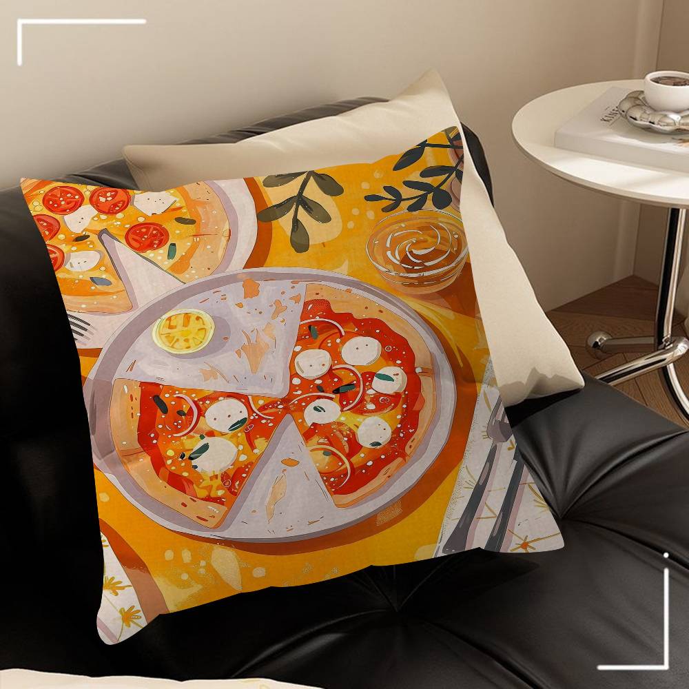 Delicious Food 4545cm Cushion Cover Pillow Cover Decor Pillowcase Home Pillowcase For Couch Pillow