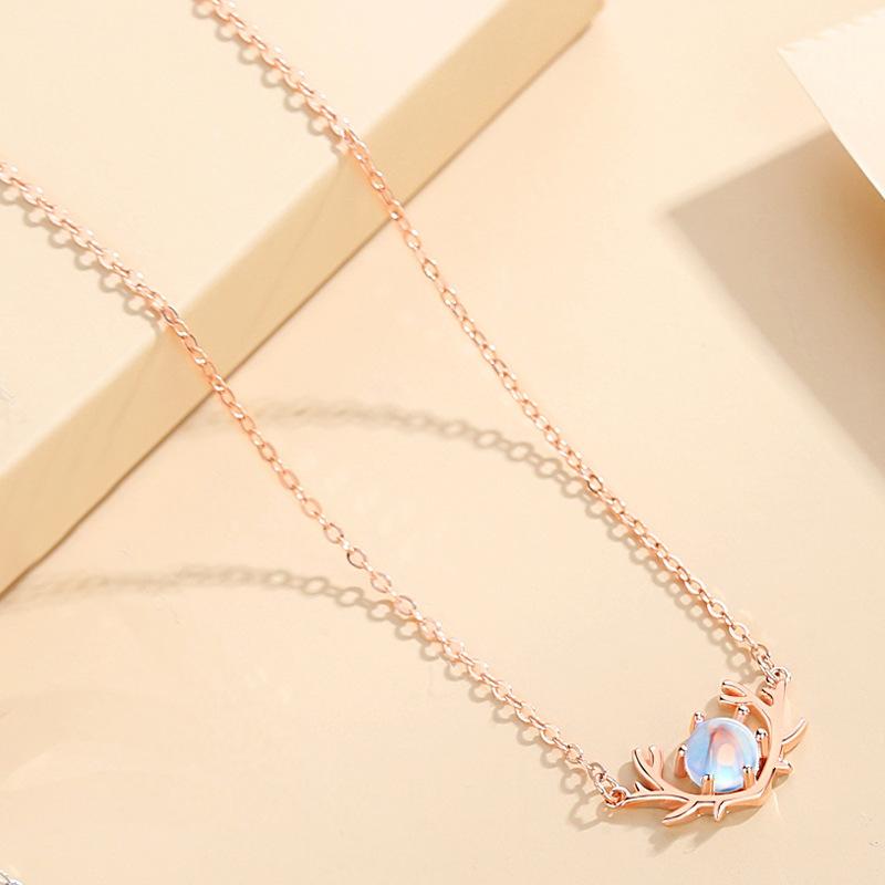 Tancise 925 Sterling sølv klassiske kvinner halskjede anheng Zircon Fashion Gift