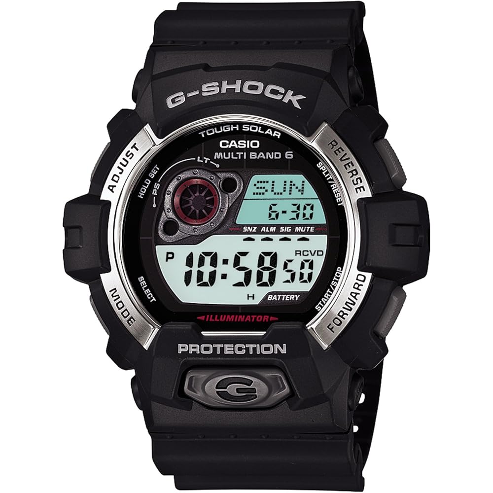 Мужские радиоуправляемые солнечные часы Casio G-Shock GW-8900-1JF, Черные (Официальный японский продукт)