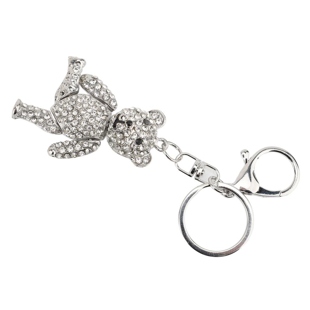 Keychain Artificial   Pendant Keychain Rhinestone Car Key Keychain For Bags Wallets Backpacks