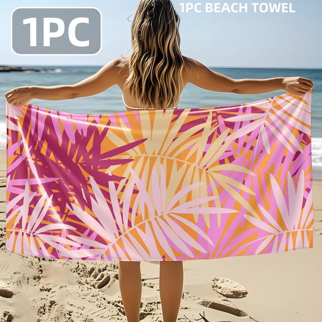 2025 Floral Half-Drop Beach Towel