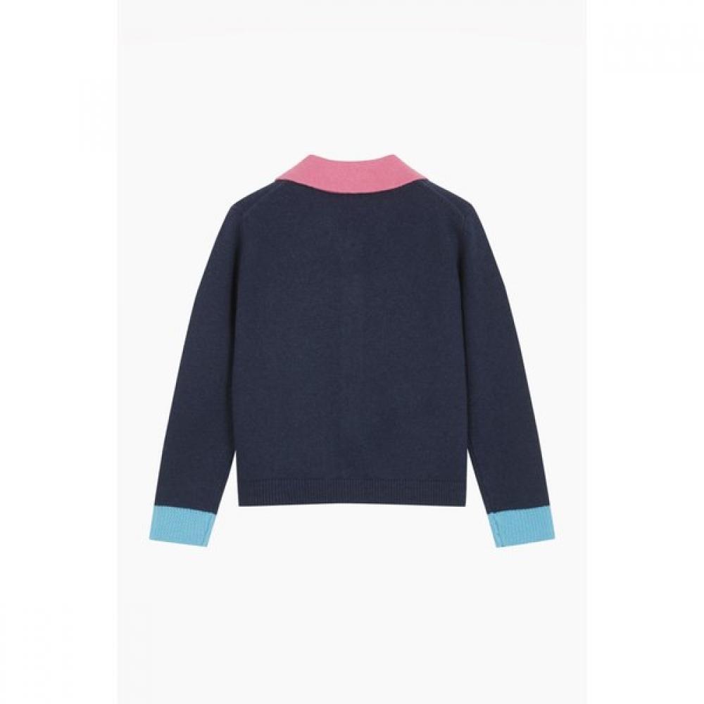 Benetton Color Contrast Cardigan Bakcf9561