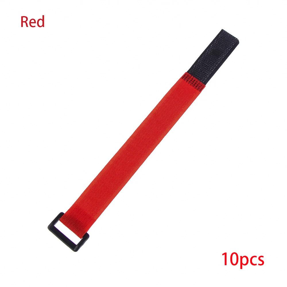 10Pcs 20*50cm Nylon Hook and Loop Strap Cable Ties Reusable Fastening Cable Ties Multil Purpose Self-adhesive Bike Strap Tie