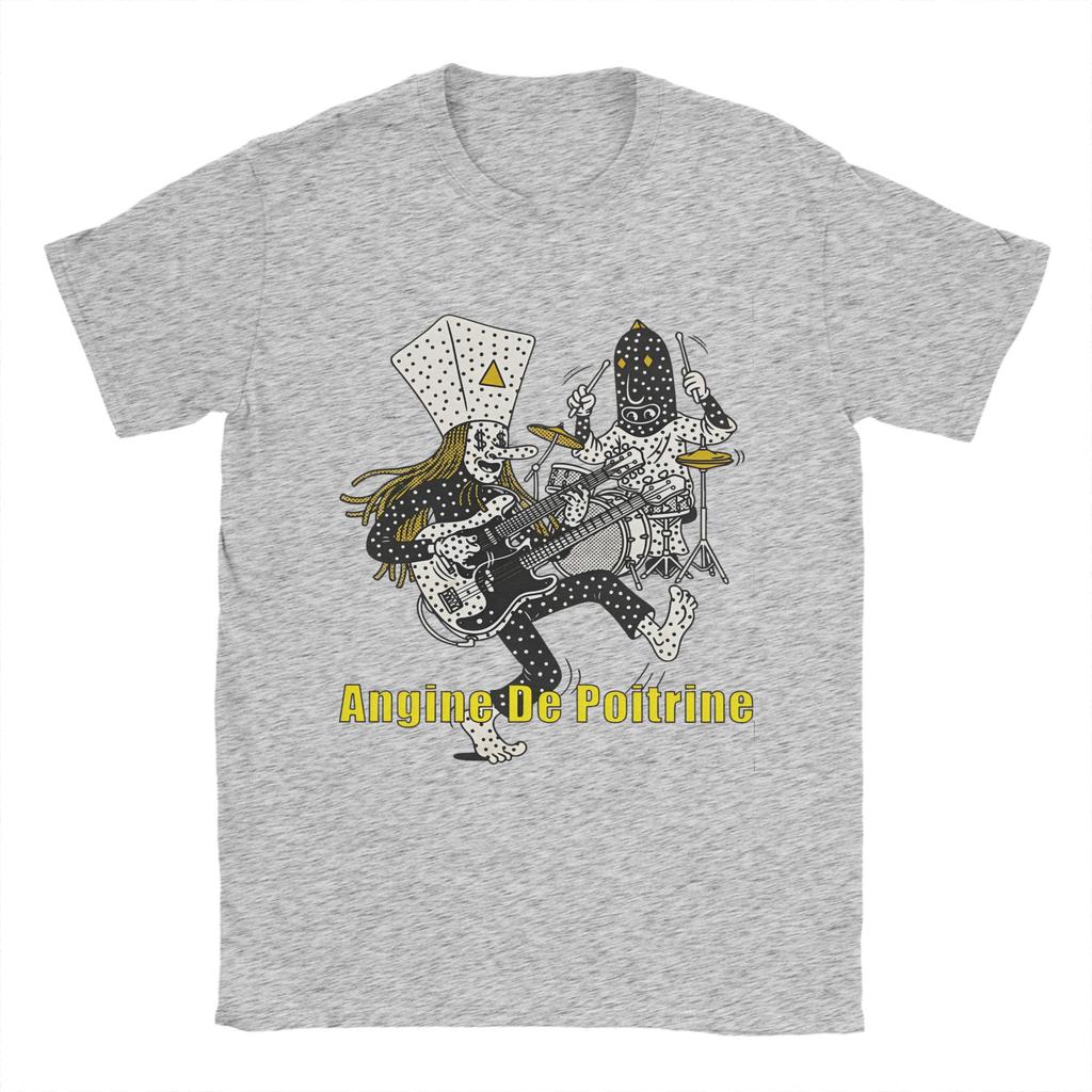 Angine De Poitrine Rock Band Cotton T Shirt For Unisex Summer  YK Funny T Shirts Leisure Tee Shirt Plus Size Hot Sale Tops