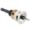 Depth Stop Drill Adjustable Drill Bits Drilling Tasks Home Improvement Bits Smooth Drilling Hex Shank Design Precise Holes