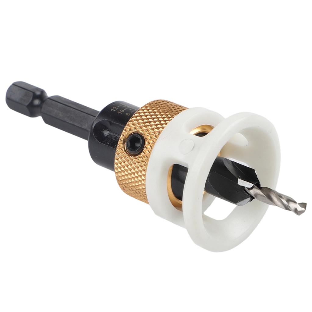 Depth Stop Drill Adjustable Drill Bits Drilling Tasks Home Improvement Bits Smooth Drilling Hex Shank Design Precise Holes