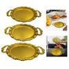 Serving Tray Photo Props European Metal Multipurpose Household Decorative Stylish Fruit Plate for Food Dinner Lunch Fruit Home