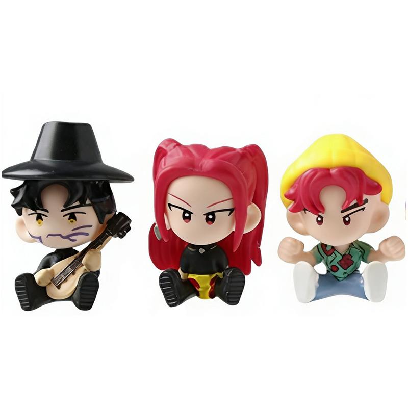 10-piece blind box Q Version K-pop Action Model PVC Toy Derpys Saja Boys Rumi Mira Zoey Sussy Figurine Doll For Fans Gift