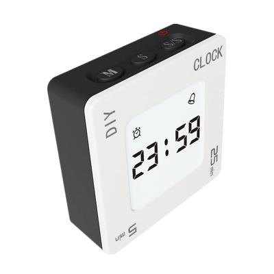 Creative Shake Alarm Clock, 5, 25, and Any Minute Time Management Device, Kitchen Timer, Classroom or Meeting Timer, Sports Timer, Black, Small