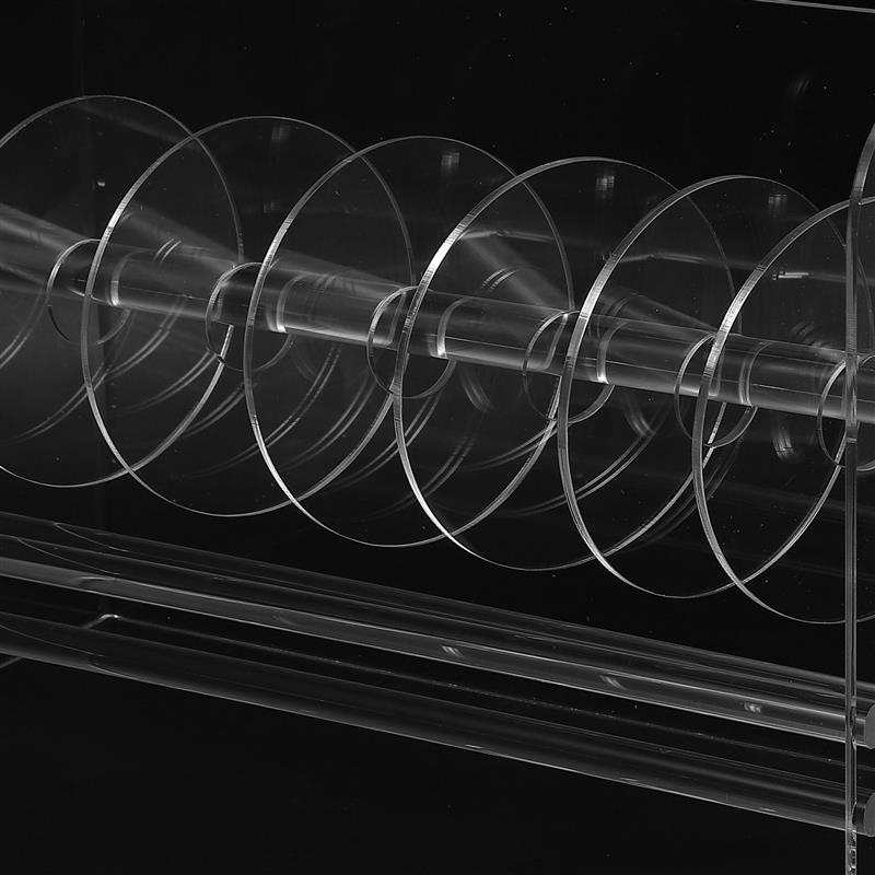 3/7 Slot Acrylic Label Dispenser Adjustable Sticker Roll Holder Clear Tape Organizer School Office Stationery Supplies