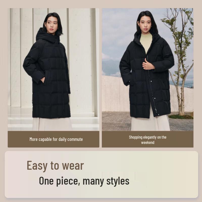 Bosideng Women's Business Casual Goose Down Jacket B40144164