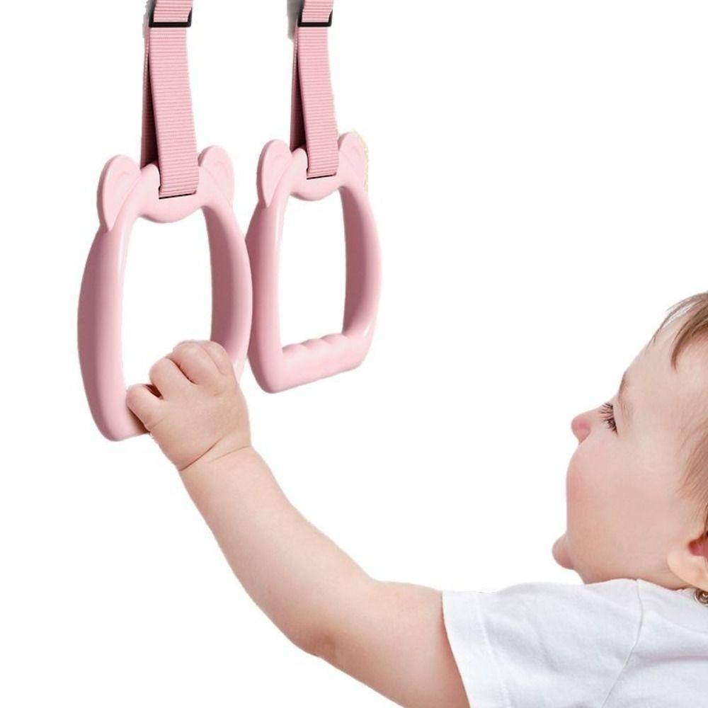 Hanging Ring Baby Crib Hooks Stroller Toy Ring Pull Ring for Playpen Teaching Baby Pull Ring Baby