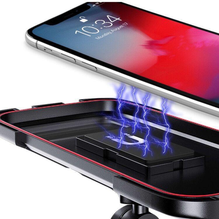 Waterproof Anti-Shake Phone Holder for Motorcycles & Bicycles - Retractable, Cross-Border Navigation for Outdoor Riding and Takeaway Delivery.