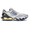 Mizuno Dämpfung Rutschfest Verschleißfest Atmungsaktiv Unterstützung Gleichgewicht Niedrig geschnitten Freizeit Laufschuhe Unisex Grau Blau Sneaker J1GC244907