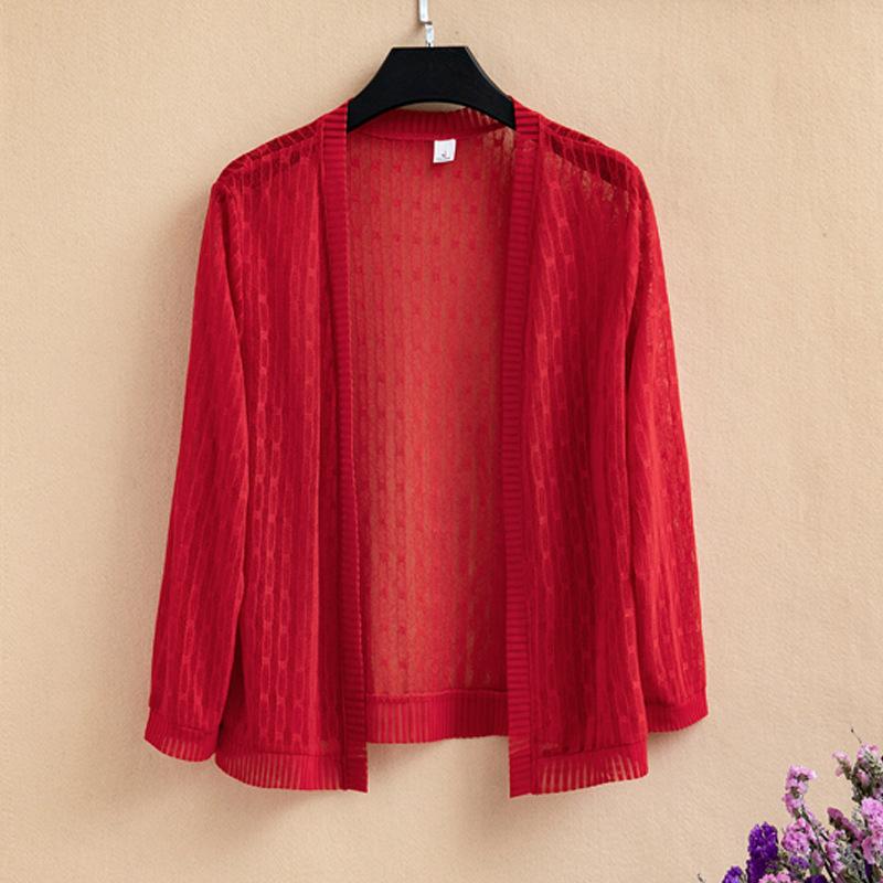 Short Lace Cardigan Summer Thin Jacket Sun Protection Shirt Air-conditioned Shirt Shawl