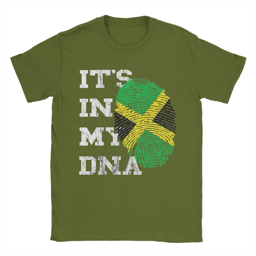 Its In My DNA Jamaica T Shirt Summer Jamaican Cotton TShirts For Unisex Custom DIY Tee Shirt Short Sleeve Streetwear Tees