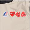 Comme Des Gar Ons 3 Play X K Way Red Heart Wappen pacKable jacKet Az J505 051