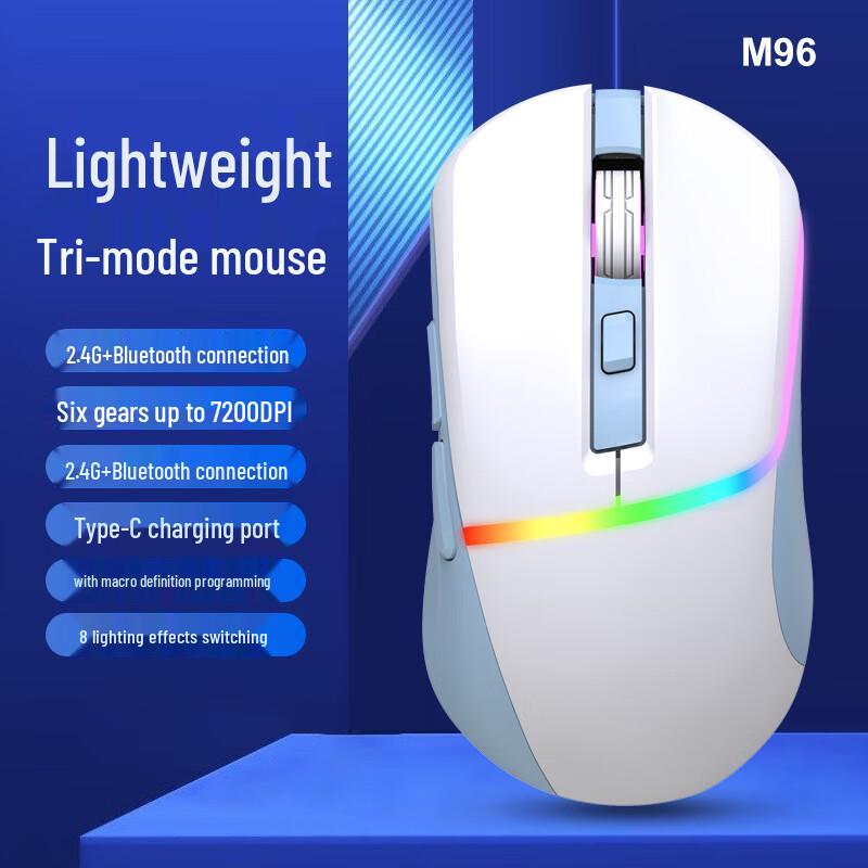 Y-FRUITFUL M96 Triple Mode Wireless Gaming Mouse