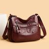 Retro Women's Crossbody Bag, Women's Shoulder Bag, Soft PU Leather Casual Women's Bag Suitable for Daily Use, Shopping, Commuting