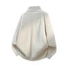 Men's 2025 High-End Wool Half-Zip Sweater - Stand-Up Collar, Solid Color, Autumn/Winter Knit Pullover