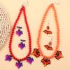 Acrylic Halloween Jewelry Sets Adjustable Choker Necklace Earring Set  Halloween Cosplay