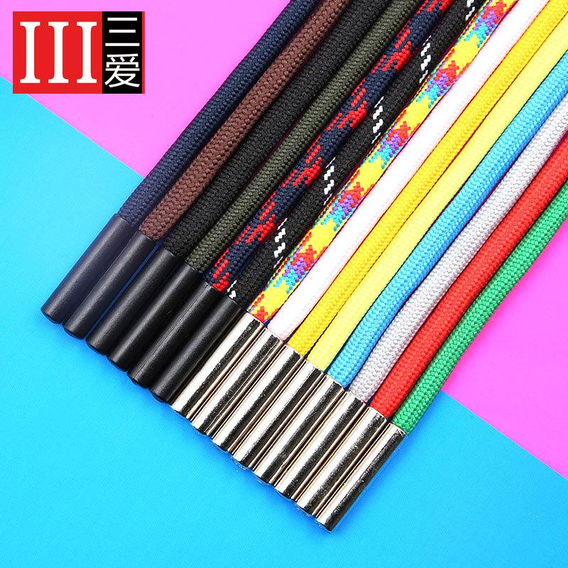 Sweater Hat Drawstring Sweatpants Rope Waist Strap Versatile Men'S And Women'S Decorative Personality Round Flat Hat Rope Accessories