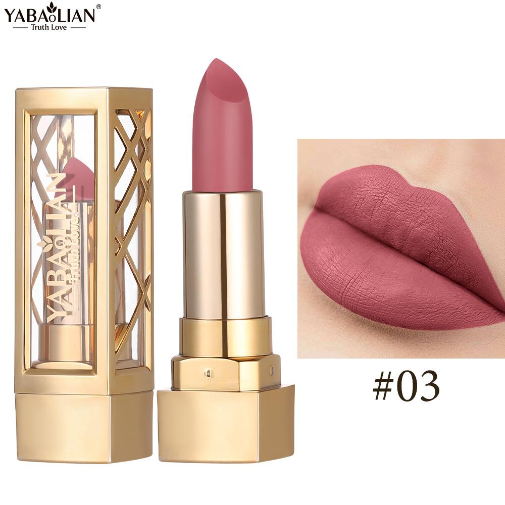 Batom perolado brilhante e veludo com microglitter colorido e batom à prova d'água com espelho perolado e esmalte labial hidratante nude fosco