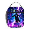 Kids Insulated Lunch Bag With Full-Print Football Design Portable Cooler School Daycare Outdoor Activities