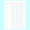 KOKUYO Three-color printing loose leaf A4 application book 30 holes 100 sheets Li-177