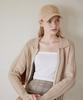 Olinkeompeulliteu Round Logo Ball Cap (Sand Beige)