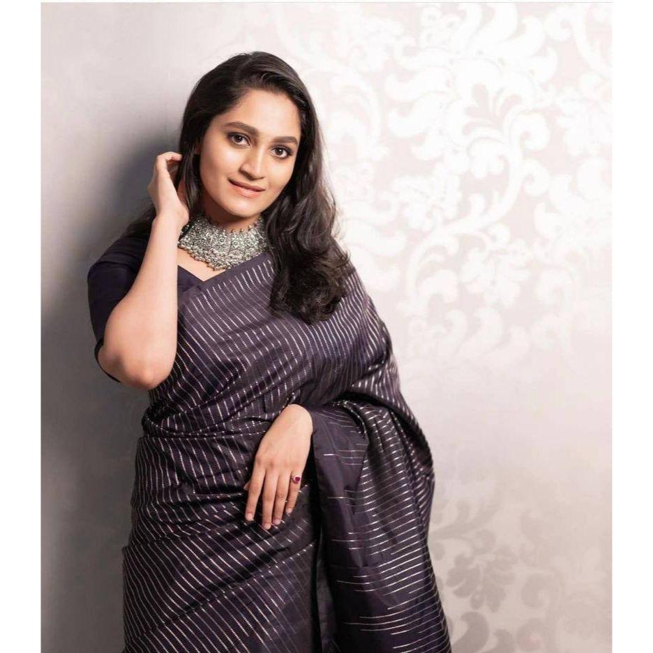 New Launch Royal Soft Lichi Silk Saree – Rich Pallu Jacquard Elegance