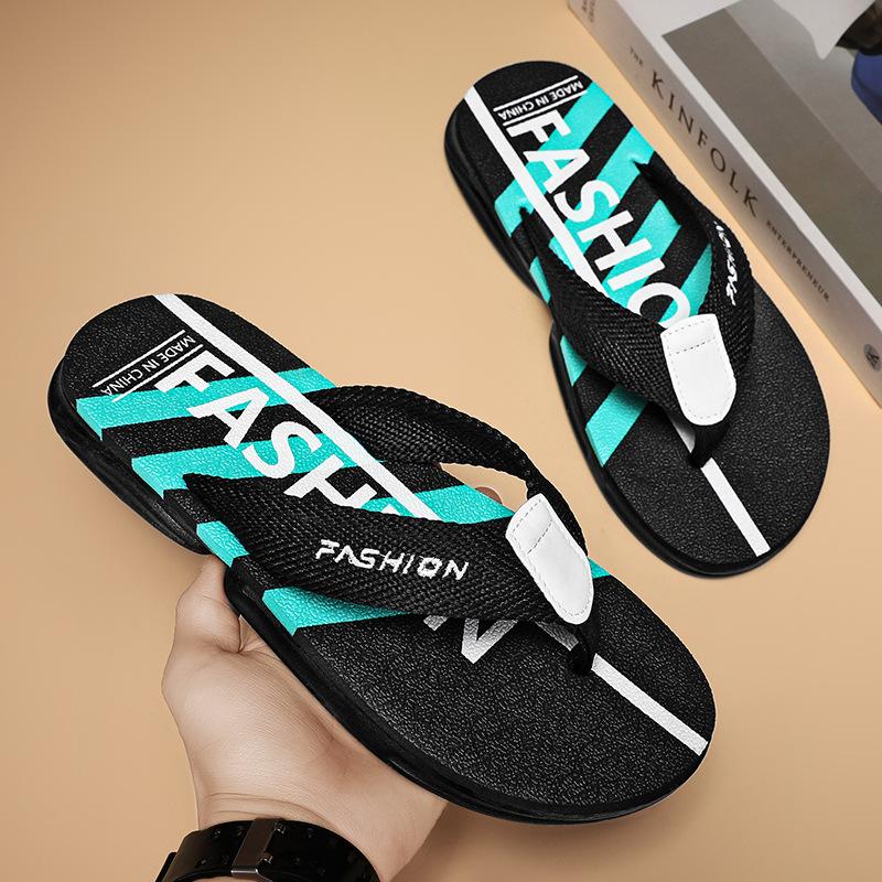 

Flip-flops men s summer outer wear casual sports non-slip soft-soled sandals teen beach shoes cool slippers 39