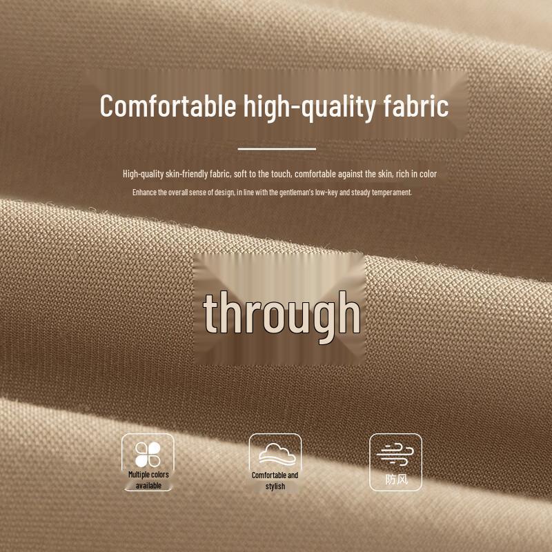 Hodo Men's Easy Care Windproof Collared Jacket