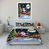 Santa, Sleigh, Reindeer, Snowflakes. Bedding Sets Duvet Cover Sets Duvet Covers Pillowcases(1*Duvet Cover 2*Pillowcases Without Duvet Insert)
