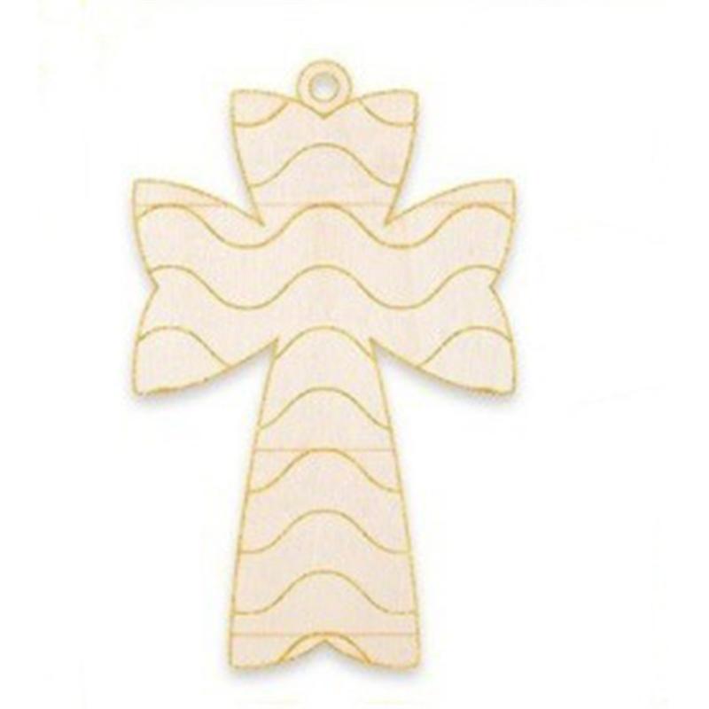 

28PCS Wooden Unfinished Cross Small Baptism Cross Pendant DIY Children s Painting Graffiti Home Party Decoration