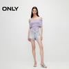 ONLY Women's Summer Slit Off-Shoulder Lightweight Knit Top