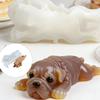 Stampi in Silicone per Fondant a Forma di Cane Silicone per Alimenti Stampo per Torta Strumento per la Cottura per Realizzare Candele Gelatine Cioccolato Dolci
