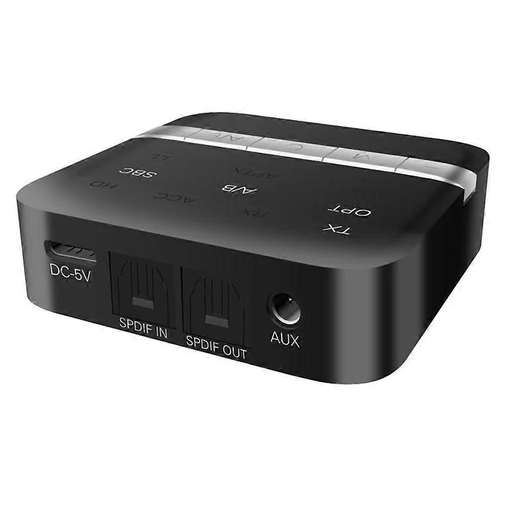 TX200 2-in-1 Sender Empfänger Bluetooth-kompatibler optischer koaxialer Audioadapter für TV Heim Das