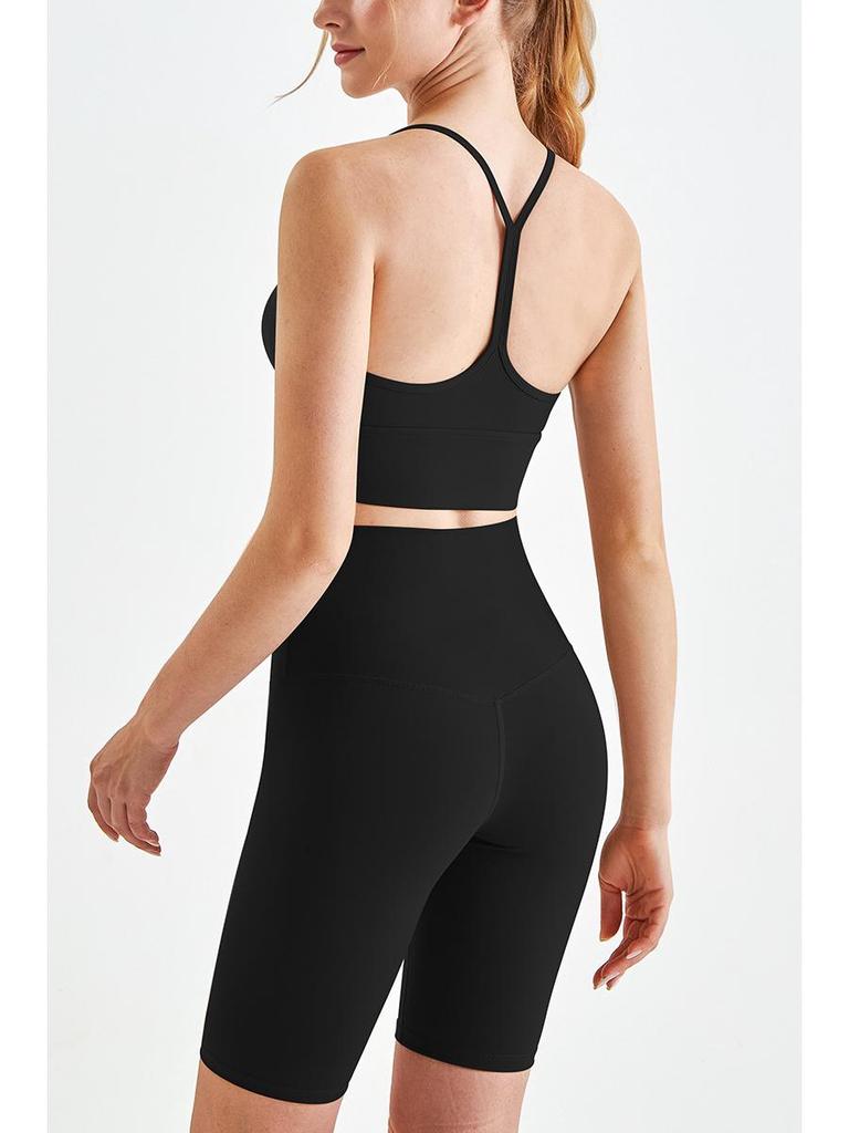 Lulu Women's Nude Feel Sports Yoga Camisole - Elastic, Shockproof, Thin Strap.