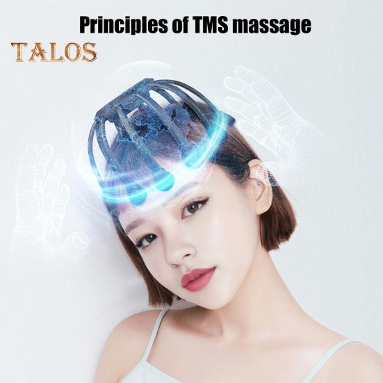 Electric Scalp Massager 3 Adjustable Intensity Modes 10-Claw Design Low Noise Rechargeable Wireless Electric Head Massager