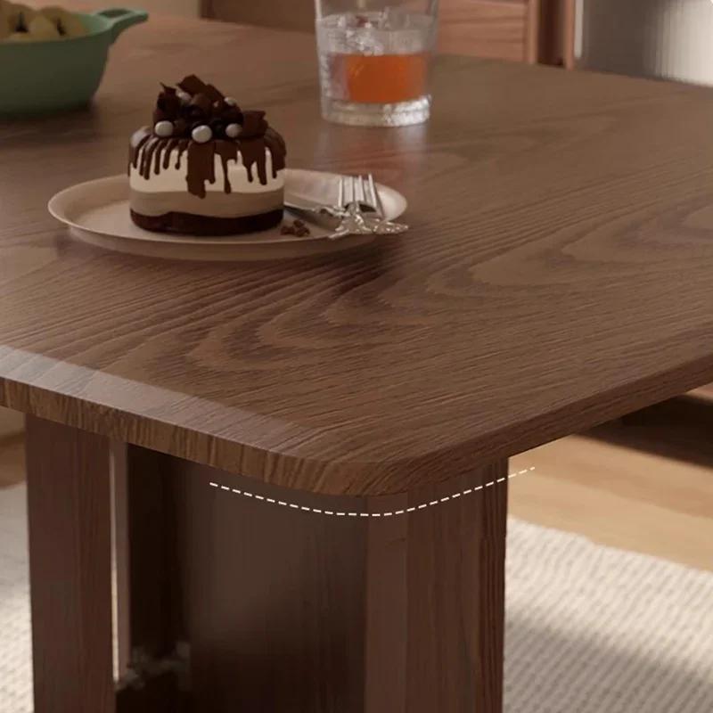 For Folding Dining Table Set 6 Chairs Luxury Modern Space Savers Minimalist Dining Table Nordic Table À Manger Kitchen Furniture