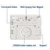 Slim Electronic Digital Clock Wall Mountable Magnetic LCD Small Alarm Clock Multi-function Temperature Humidity Electronic Clock
