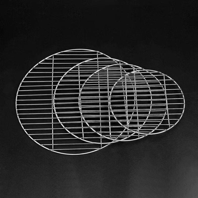 Round Stainless Steel BBQ Grill Grate Grid Wire Mesh Rack Replacement Cooking Net for Charcoal Gas Grill Outdoor Barbecue Use