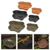 Reptiles Animal Feeding Plate Durable ABS Construction Shallow Water Dish For Turtles Lizards