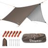 Unigear Waterproof Tarp Hexa UV Protection Water Repellent Lightweight Heat Insulation Storage Case Included Easy To Carry