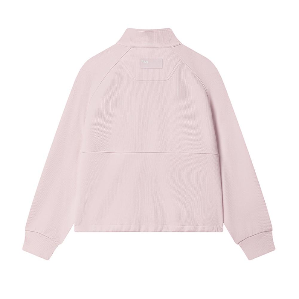 Fila Original Fashion Versatile Knitted Long Sleeve Jacket Women Jacket F11W539501F-PK