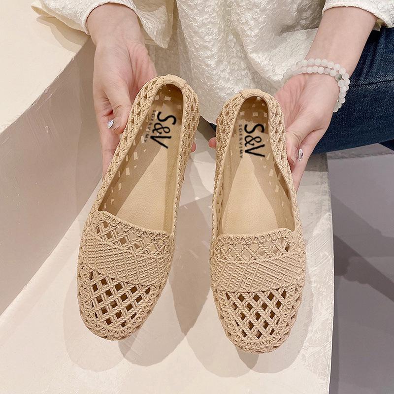 Женские летние 2023 года Универсальные Водонепроницаемые Нескользящие Дышащие Закрытые Повседневные Сандалии 37