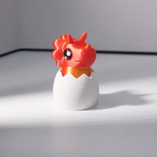 Dinosaur Egg Fidget Clicker, 3D Printed Cute Dinosaur Clicker, Keyboard Fidget Toy, Stress Relief Toy for Office Desk Students