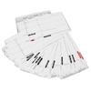 20 Pièces 1-20 Cartes Perforées Fleur Perforée Cartes Perforées pour Machines à Tricoter